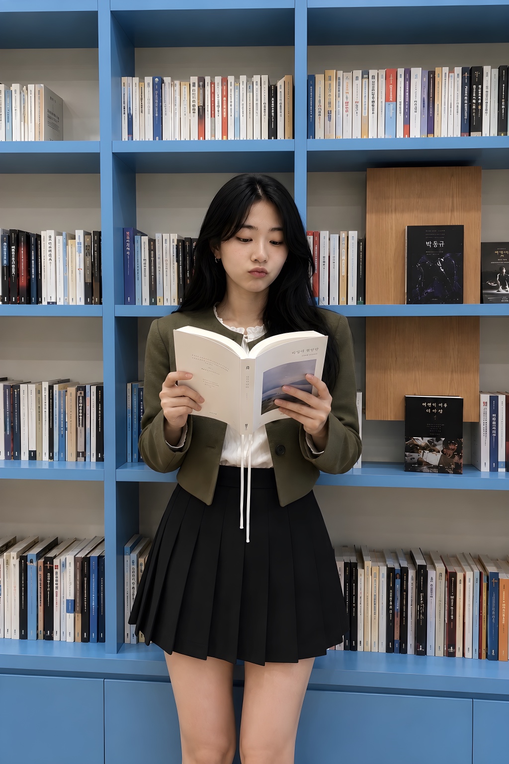 Lauren — library, frame 1