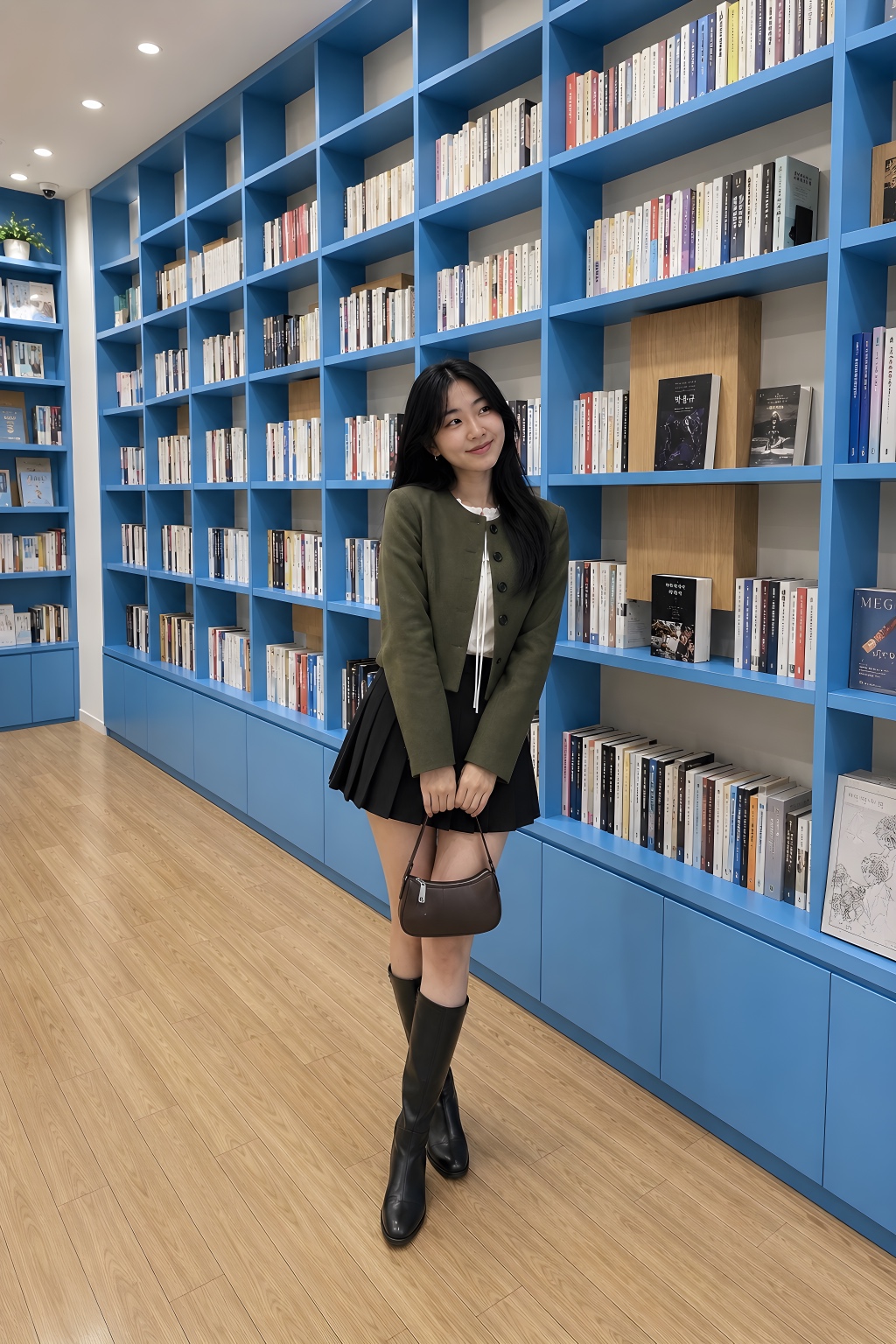 Lauren — library, frame 3