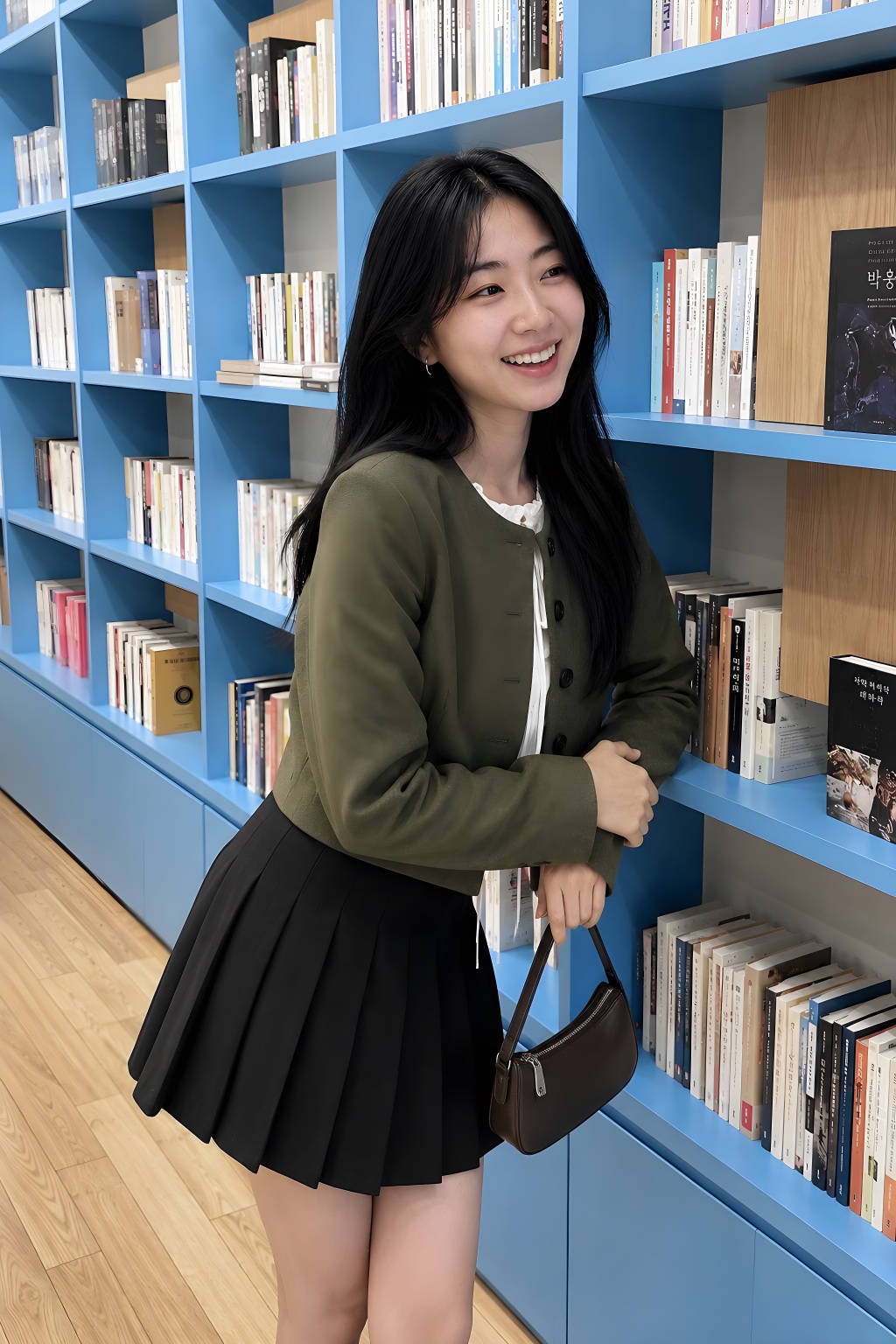 Lauren — library, frame 4